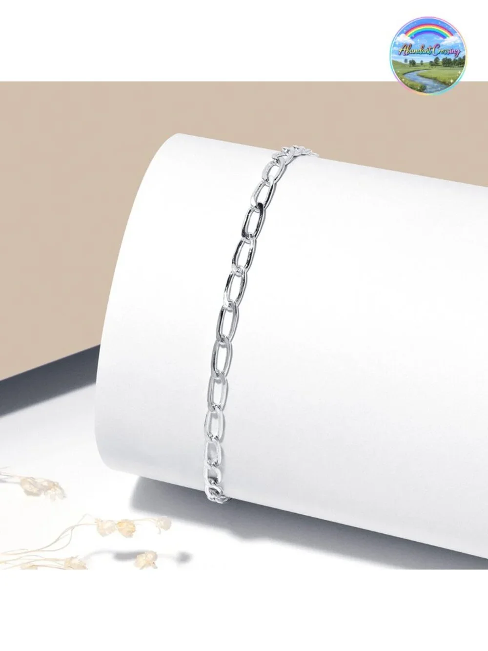 925 Sterling Silver Adjustable Link Chain Bracelet for Charms